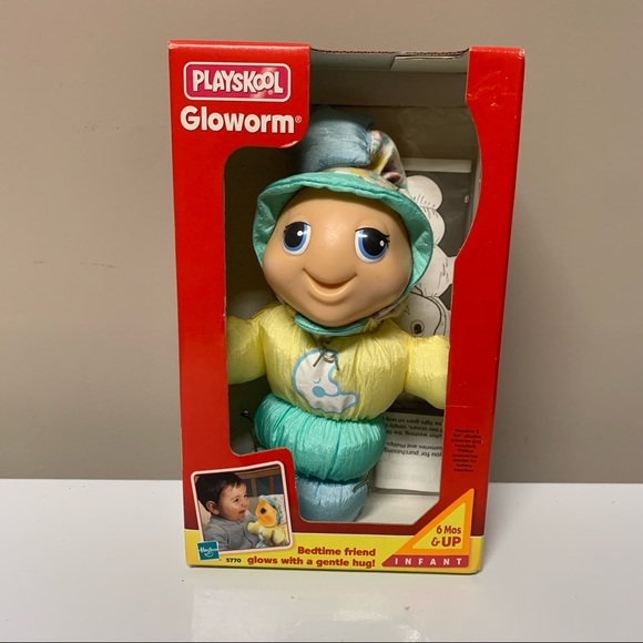 New Vintage Playskool GloWorm Light Up Toy 1999